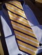 Kelly-Poly Woven Yellow and Blue Diagonal Stripe Kelly-Poly Woven Yellow and Blue Diagonal Stripe