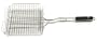 Outset QS73 Stainless Steel Grill Basket with Soft-Grip Handle