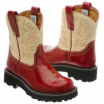 Ariat Women's Fatbaby These wonderful western mini boots from Ariat combine
