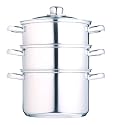 18 cm Stainless Steel Three Tier Steamer