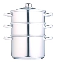 18 cm Stainless Steel Three Tier Steamer