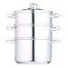 18 cm Stainless Steel Three Tier Steamer