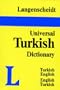 Langenscheidt Universal Dictionary Turkish/English-English/Turkish (English and Turkish Edition)