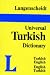Books : Langenscheidt's Universal Turkish Dictionary: Turkish-English/English-Turkish