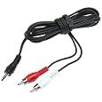 Belkin Audio Y Cable Splitter 1-Mini Plug/2-RCA Plugs (6 Feet)