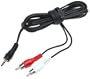Belkin Audio Y Cable Splitter 1-Mini Plug/2-RCA Plugs (6 Feet)