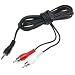 Belkin Audio Y Cable Splitter 1-Mini Plug/2-RCA Plugs (6 Feet)