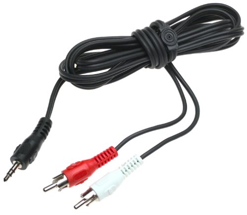 Belkin Audio Y Cable Splitter 1-Mini Plug/2-RCA Plugs (6ft)