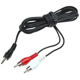 Belkin Audio Y Cable Splitter 1-Mini Plug/2-RCA Plugs (6 Feet) ~ Belkin
