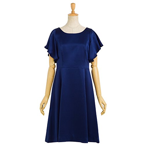 Classic Donna クラシックダーナ イタリアシルク ドレス・Blythe Dress 【ロイヤルブルー9号】