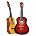 Schoenhut Red/Black 6-String Guitar - 32X14X4