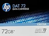 HP C8010A DAT-72 72GB 162 KB/inch Recording Density Data Cartridge