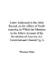 A Letter Addressed to the ABBE Raynal, on the Affairs of North America, in Which the Mistakes in the ABBE's Account of the Revolution of America Are C
