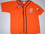Tony Stewart #20 NASCAR Orange Baseball Jersey Winner's Circle