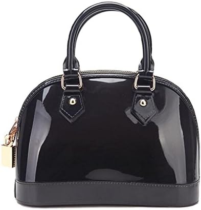 Women/girl Jelly Candy Purse Handbag (Black)