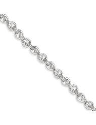 Sterling Silver Diamond Bracelet, Best Quality Free Gift Box Satisfaction Guaranteed