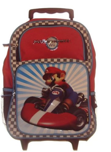 Nintendo Mario Kart Wii School Bookbag