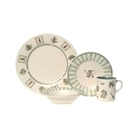 Pfaltzgraff Naturewood 16-Piece Stoneware Dinnerware Set