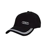 Audi Logo Black Baseball Hat by Audi