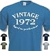 1972 VINTAGE YEAR - 40th Birthday Gift / Present T-Shirt
