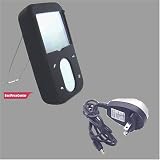 Black Silicon Skin Case for Creative Zen Vision M 30gb Only + Home/travel Charger for Creative Zen Vision M
