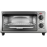 Black & Decker TO1322SBD 4-Slice Toaster Oven, Stainless Steel