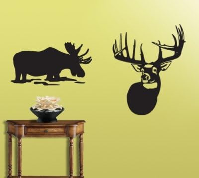 Bobcat on the Hunt Wall Decal (Dark Red - Facing as Shown - 5XL) - Animal Collection