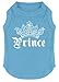 EXPAWLORER Prince Fashion Pet T-Shirt Small Dog Cat Vest Clothes Puppy Costumes for Chihuahua Yorkshire Terrier Blue S