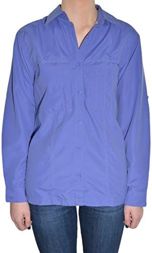 Outdoor Quick Dry Convertible Shirt (Perwinkle, Large)