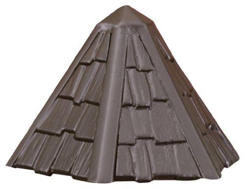 Kichler Lighting 15461AZT Thatched Roof 12-Volt Deck and Patio Light  Textured Architectural Bronze