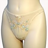 Venus 3 Pack $42 Lite Orange Floral Thong Panty #0011 sz S
