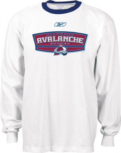 Buy Colorado Avalanche Bloc Party Long Sleeve Ringer T-Shirt