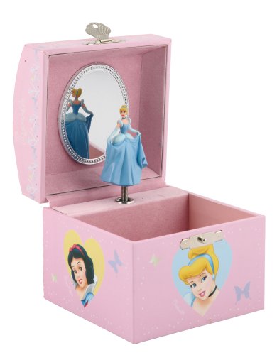 Childrens Toyshop  Third Party New : Disney Princess Mini Dome Musical Jewellery Box