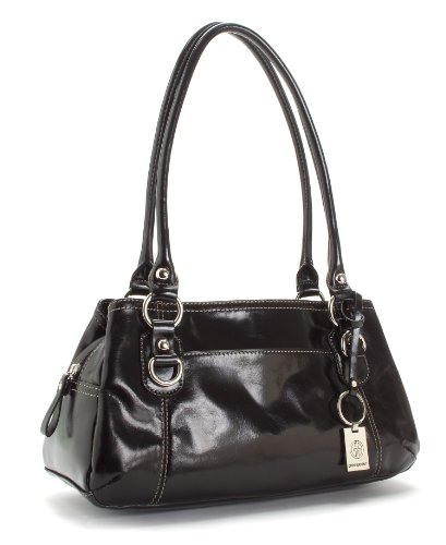 Giani Bernini Handbag - Glazed Leather Swagger Satchel