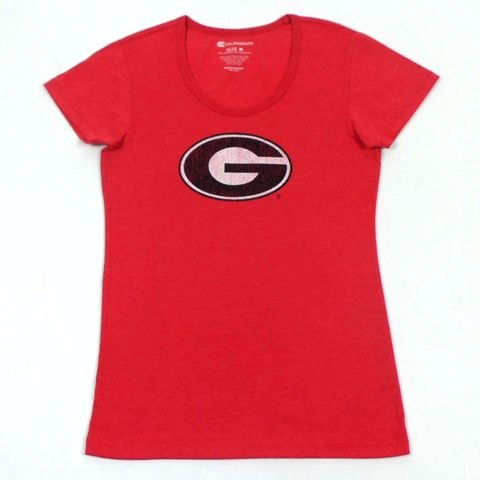 Georgia Bulldogs UGA Women's Graphic Tee Shirt