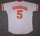 Brooks Robinson Autographed Baltimore Orioles Vintage Sand Knit Authentic Jersey PSA/DNA #K09694