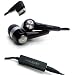 Samsung Headphones for Samsung Tocco Lite S5230 , i900 OMNIA, F480 TOCCO, B210, B2700, B300, E215, F110 MiCoach, F200, F210, F250, F400, F480, F490, F700, G600, G800, G810, i200, L760, M110 Solid, M150, M200, M3200 Beat S, M8800 Pixon, P260, P520 Armani, Qbowl, S7330, U900 Soul, Z720 ( Black ) - Bulk Pack