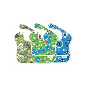 Click here to buy Bumkins Superbib Boy Trend 3 pack by Bumkins.