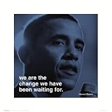 Barack Obama: Change People Art Poster Print, 16x16