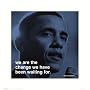 Barack Obama: Change People Art Poster Print, 16x16