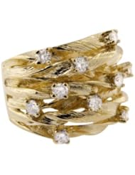 Effy Jewlery Moderna Textures Diamond Ring, 0.98 TCW Ring size 7
