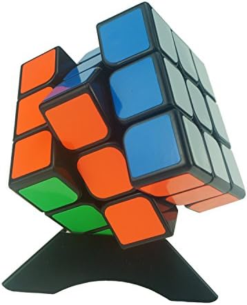 Balamiya 3x3x3 Speed Cube Puzzle Rubik's Cube Magic Cube Educational Toys Suit for A beginner,Best Puzzle Cube Black 3x3