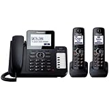 PANASONIC KX-TG6672B DECT 6.0 PLUS CORDED/CORDLESS PHONE SYSTEMS WITH TALKING CALLER ID & DIGITAL ANSWERING SYSTEMS (2-HANDSET SYSTEM)