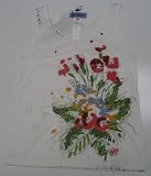 Kenzo Flower Print Cotton Sleeveless Top
