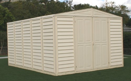 DuraMax 10x13 WoodBridge Vinyl Shed