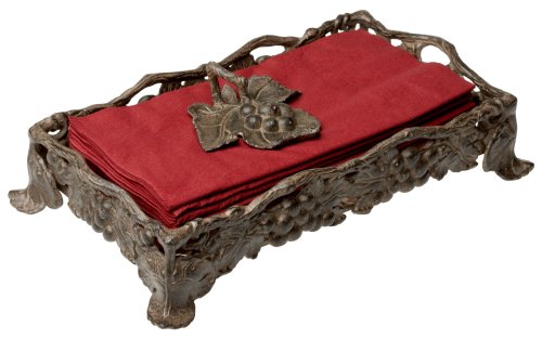 Arthur Court Grape Tuscan Dinner Napkin Box