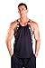 Mens Poly Stringer Tank Top by Pitbull in Camo_Black, Medium