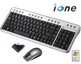 iONE GEMINI-N1 WIRELESS KEYBOARD/ OPTICAL MOUSE