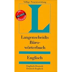 Englisch. B�row�rterbuch. Langenscheidt. Englisch - Deutsch / Deutsch - Englisch