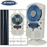 STEREO SHOWER CLOCK RADIO AND CD PLAYER